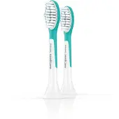 Philips Sonicare For Kids HX6042/33 Standard-Bürstenköpfe für Schallzahnbürste, 2 Stück(e), Blau, Weiß, Medium, Gummi