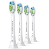 Philips Sonicare W2 Optimal White HX6064/10 Standard-Bürstenköpfe für Schallzahnbürste, 4 Stück(e), Weiß, Medium, Mehrfachpassung, 2 Jahr(e), 60 mm