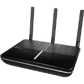 TP-LINK Archer C2300 V2, Wi-Fi 5 (802.11ac), Dual-Band (2,4 GHz/5 GHz), Ethernet/LAN, Schwarz, Tabletop-Router