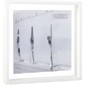 XLBoom - Square Floating Box Bilderrahmen 32 x 32 cm, weiß