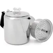 GSI Edelstahl Silikon Glacier Kaffeemaschine Mit Griff 6 Tasse