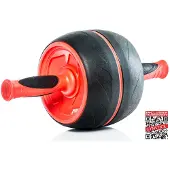 Gymstick Jumbo Ab-roller Rot,Schwarz Rot,Schwarz One Size