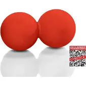 Gymstick Myofascia Doubleball Rot 12.5x6.3 cm