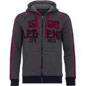 Cipo & Baxx Sweatjacke "Sweatjacke" 1 Stk. Mit lässiger Kapuze, CL357