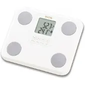 Tanita BC-730 Kompakte Körperanalysewaage – Körperfett, Muskelmasse, Viszeralfett und Stoffwechselalter messen, Reisewaage 150 KG