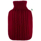 HUGOFROSCH Wärmflasche Klassik 1,8 l Strickbezug rot 1 St