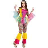 MOM Hippie-damenkostüm