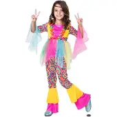 MOM Hippie Mädchenkostüm