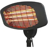 Kynast Stand Heizstrahler - Elektrisch Höhenverstellbar - 2000W - schwarz