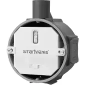 Smartwares SH4-90260 Einbauschalter bis zu 1000 W SH5-RBS-10A, Dimmer & Schalter, 30 m, Eingebaut, Kabellos, Weiß, Kunststoff