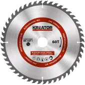 Kreator Kreissägeblatt für Metall Holz PVC ø 254 x 30 x 3 mm 60 Zähne + Reduzierringe