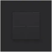 Niko Dim Switch für Philips Hue - reiner schwarzer Stahl