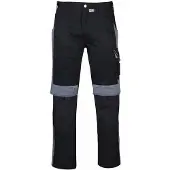 Pka Arbeits Bundhose, Farbe schwarz/grau, Gr.50