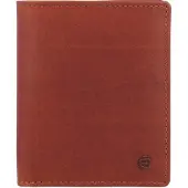 Esquire kleine echt Leder Geldbörse Portemonnaie mit RFID Schutz braun