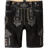 Stockerpoint Lederhose "Beppo 4" in schwarz gespeckt | Gr.: 46