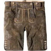 Stockerpoint Lederhose "Beppo 4" in bison gespeckt | Gr.: 46