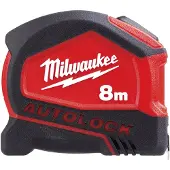 Milwaukee 4932464664 Autolock-Massband, 8 m, 25 mm breit, nur metrisch