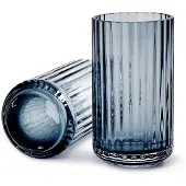 Lyngby Porcelæn Vase Glas Mitternachtsblau 12,5 cm