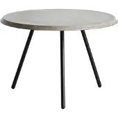 Woud Soround Couchtisch Beton/Schwarz Ø60 H44