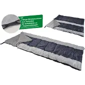 Huismerk 3-Jahreszeiten-Schlafsack, 170 x 70 cm, anthrazit/orange