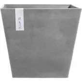 Ecopot's Blumentopf "ROTTERDAM Grey", BxTxH: 40x40x35 cm
