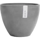 Ecopot's Blumentopf "ANTWERP Grey", BxTxH: 30x30x25,5 cm