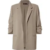 Soaked Blazer Gerade Passform Brindle beige