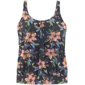 LASCANA Tankini-Top "Malia" mit lockerem Schnit und tropischem Print