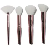 Elf . Cosmetics Blush & Glow Brush Kit Rouge zum Auftragen von Puder, Rouge, Bronzer und Highlighter sorgt fr ein nahtloses Finish