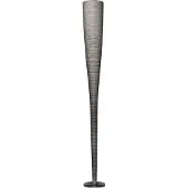 Foscarini Mite Stehleuchte Gestreift - , Mite, dimmbar, Schwarz, für Wohnzimmer, Glas, Design