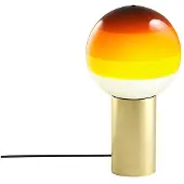 Marset Design Tischlampe Dipping Light, creme / amber, für Wohn- / Esszimmer, Glas, Design, Tischlampe