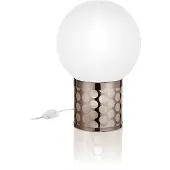 Slamp Atmosfera Tischleuchte Medium Anthracite - , Grau, für Wohnzimmer, Kunststoff