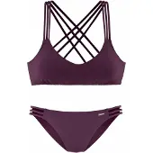 Bruno Banani Bustier-Bikini mit Zierbändern