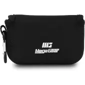 MegaGear MG1423 Panasonic Lumix DC-ZS200, TZ200, Leica C-Lux Ultraleichte Kameratasche aus Neopren,,mit Karabiner Haken Haken - Schwarz