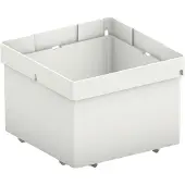 Festool Box 100x100x68/6, Kasten für Kleinteile, Kunststoff, Weiß, 100 mm, 100 mm, 68 mm