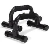 VirtuFit Liegestützgriffe Push-up-Bars ergonomisch Schwarz