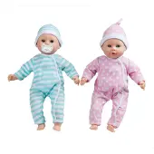 Melissa & Doug Babypuppen Zwillinge Luke & Lucy - Puppen für Kinder