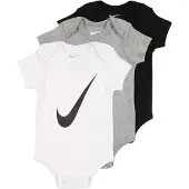 Nike Swoosh Kurzärmeliger Body 3 Einheiten Mehrfarbig 0-6 Months Mehrfarbig 0-6 Months