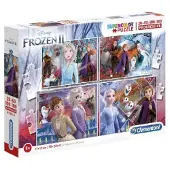 Clementoni Supercolor Puzzle Set - Disney Frozen II (20, 60, 100, 180 Teile)