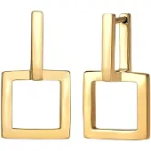 Elli Ohrringe Creolen Eckig Quadratisch Geo Blogger 925 Silber Elli Gold