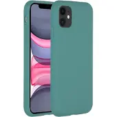 Accezz Apple iPhone 11 Hülle - Silikon - - Backcover/Soft Case - Dunkelgrün