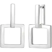 Elli Ohrringe Creolen Eckig Quadratisch Geo Blogger 925 Silber Elli Silber