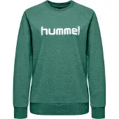 Hummel Sweatshirt Damen Cotton Logo