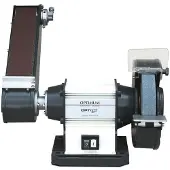 Optimum 713101570 GU20S Tischschleifer 200 mm 600 Watt mit Schleifstein und Schleifband