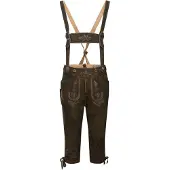 Stockerpoint Lederhose "Justin 4" in bison gespeckt | Gr.: 54