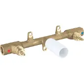 GROHE Zweihand-Unterputz-Universal-Einbaukörper DN 15 für 3-Loch-Waschtisch-Wandbatterie - 32706000