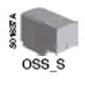 Busch-Jaeger OSS400G1S/3 Schließer/3 Klemmenabdeckung Schnappbefestigung grauer Kunststoff IP3X kurze Ausführung VPE 3 1SCA022776R6900