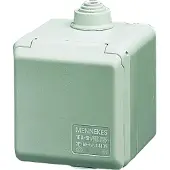 MENNEKES 4110, 5P, Schrauben, Grau, IP44, 400 V, 32 A