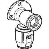 Geberit 651297001 PushFit Anschlusswinkel 90Gr