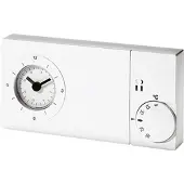 Eberle 517270321100 Uhrenthermostat, Tagesprogramm, 5-30C, mit TA Ausgang, 24V, 1Wechsler, potential frei, 16 A easy 3 pt/24V